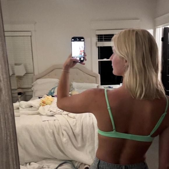 Boutine LA Electro Green Open Side Bikini - Picture 4 of 8